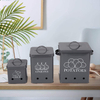 Hot Selling Metal Food Storage Container Potato Onion Garlic Kitchen canisters potato