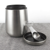 Amazon Top Seller Metal Coffee Canister Stainless Steel with Airtight Seal Lid Can Jar