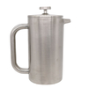 Satin Coffee Press Stainless Steel Dishwasher Safe Christmas Gift Home Office Double Wall French Press