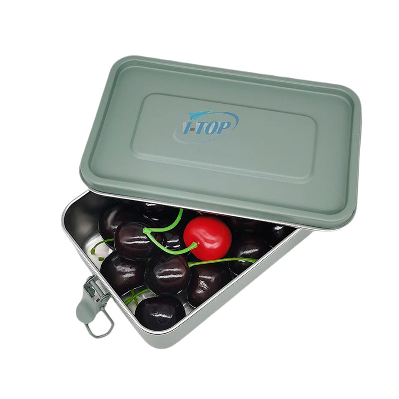 2022 Amazon Wholesale Leakageproo Stainless Steel Kid Food Containers School Metal Bento Lunch Box
