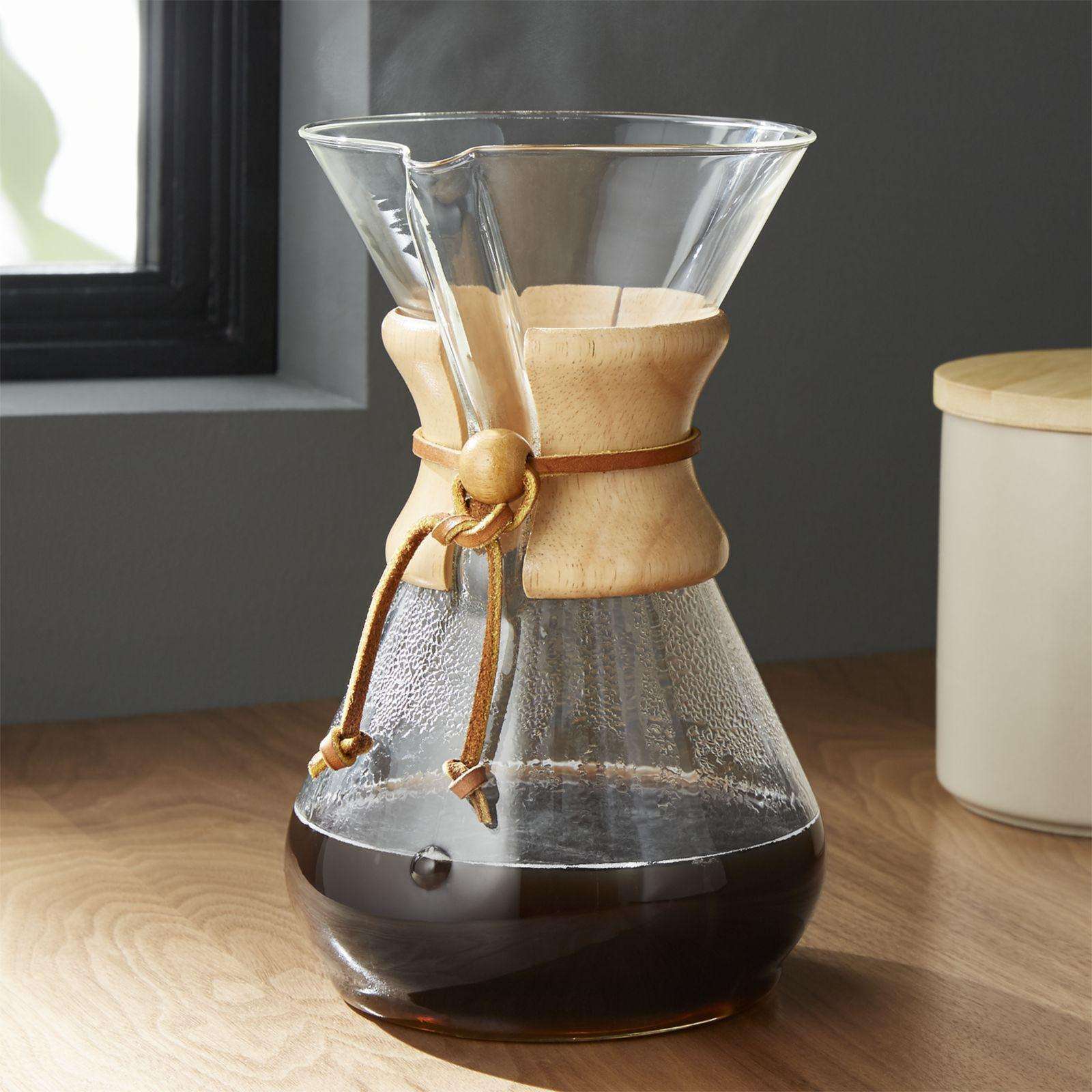 High Quality Borosilicate Glass Stainless Steel Filter Pour over Coffee Dripper