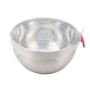 304 stainless steel mixing bowls set with lids silicone mixing bowl for kitchen