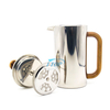 New Design Insulated Double Wall French Press Metal French Coffee Pot