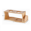 Coffee Dripper Double Stand Bamboo Pour Over Coffee Stand PourOver Drip Holder