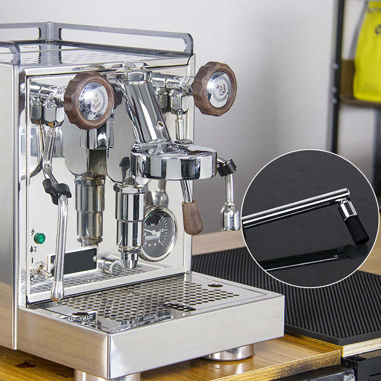 Semi-automatic Coffee Machine Cleaner Coffee Machine Cleaning Brush Steam Brush,aluminum Steam Cleaning Tool Nylon Coffee Brush