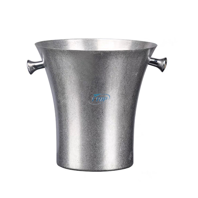 Bar Tools Portable Beer Barrel Chiller Champagne Wine Bucket Double Walled Stainless Steel Ice Bucket For outdoor Buffet Reunion