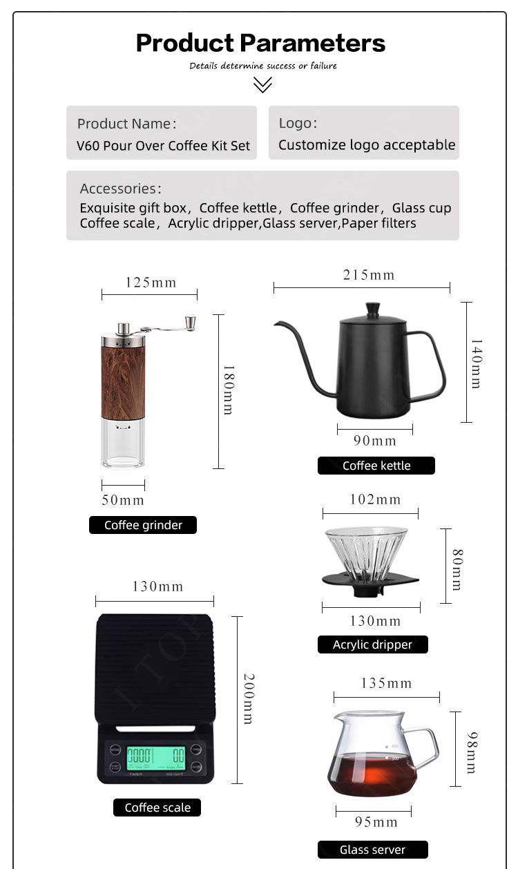 travel pour over coffee kit
