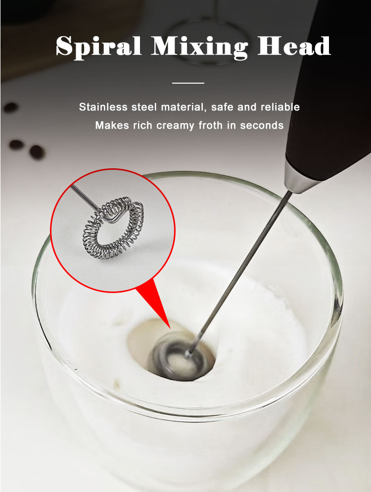 stainless steel milk frother