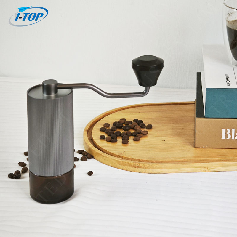 Wholesale Portable Outdoor Stainless Steel Hand Coffee Mill Manual Coffee Bean Grinder For Drip Coffee