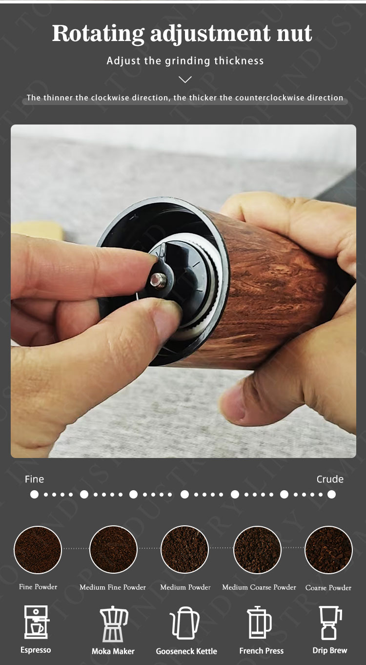 Portable Stainless Steel Coffee Grinder