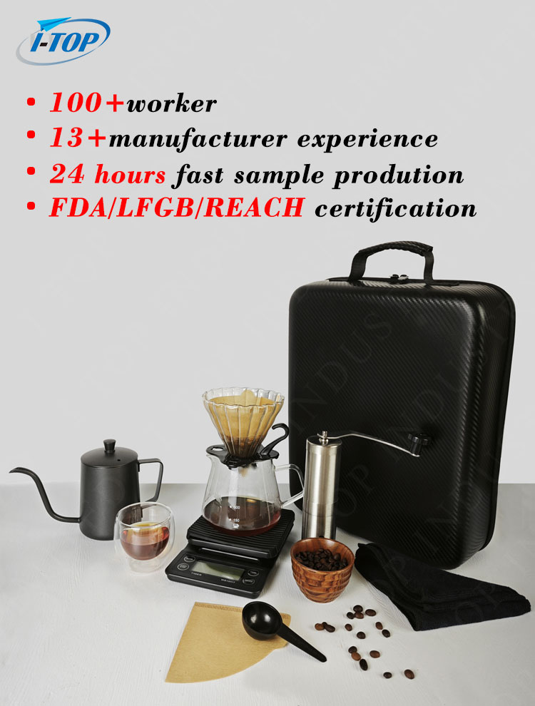 pour over coffee maker set bag
