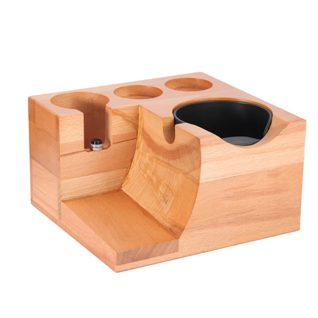 Natural Walnut Wood Coffee Knock Box Coffee Box