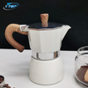 Best Moka Pot Aluminum Alloy Colorful Espresso Maker Mocha Pot Heat Induction Available Nylon Handle