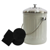Mint Green Indoor Kitchen Counter top kitchen compost bin bucket