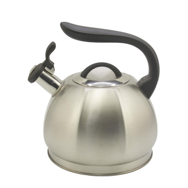 IT-CO1019 Silver High Quality Silver Color Painting stainless steel whistling tea kettle