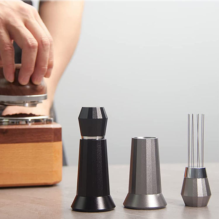 Distribution Tool with Stand Professional Barista 0.4mm Needle WDT Tool Espresso Coffee needle Stirrer