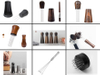 Espresso Coffee Distribution Tool Sandalwood Handle and Base Professional Espresso WDT Tool Coffee Needle Stirrer