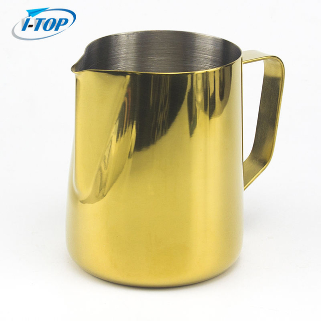 Factory Custom Barista 350ml 600ml 900ml Stainless Steel Milk Jug Frothing Cup Metal Coffee Espresso Steaming Milk Pitcher