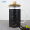 I-TOP GFP15 High Quality Commercial Drip Stainless Espresso Press Coffee Maker Heat Resistant French Press 350 ml Glass
