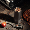 Manual Coffee Grinder with Stainless Steel Burr Adjustable Settings Hand Coffee Grinder Aviation Aluminum