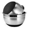 Multifunctional Stackable 2 PCS Set Colour Stainless Steel Salad Mixing Bowl For Baking