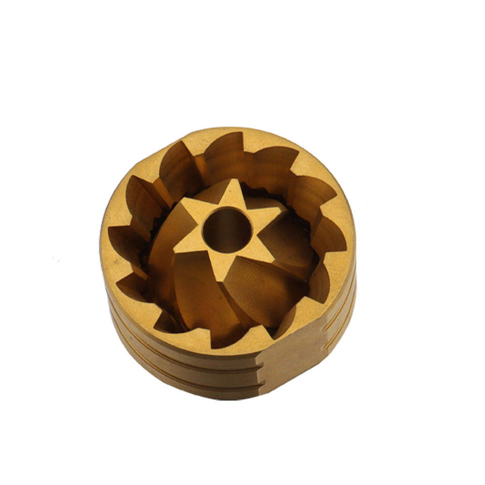 high quality stainless steel SUS420 48mm household Espresso electric coffee grinder coffee bean grinding conical burr Titanium