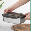 Food Grade Stainless Steel Food Container Set Launch Box for Kitchen Restaurant