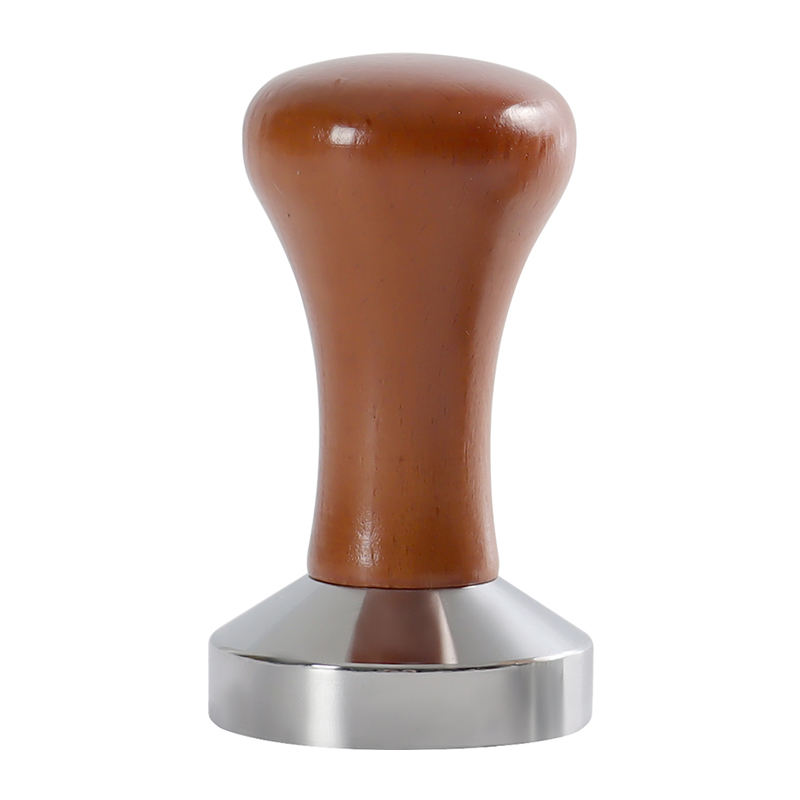 Durable Espresso Tamper Espresso Machine with Mat Professional Barista Espresso Wooden Hand Coffee Tamper