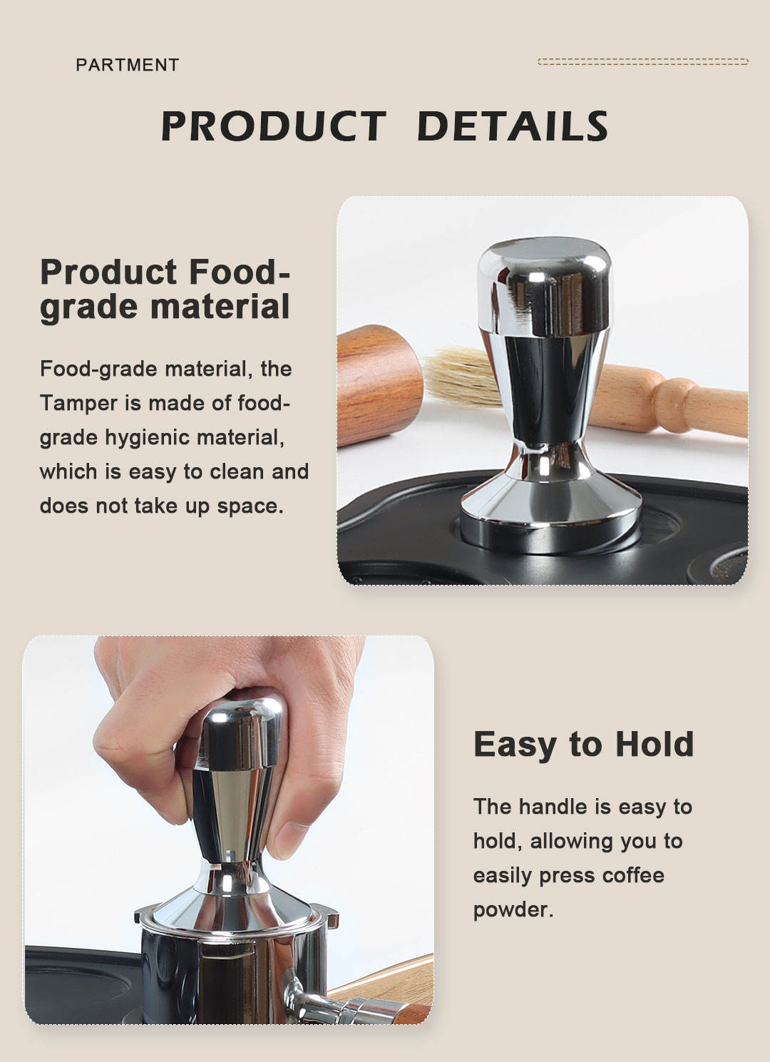 espresso tamper set