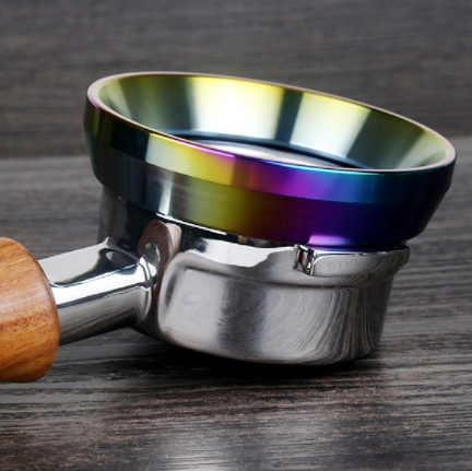 58mm Espresso Stainless steel Dosing Funnel FOR portafilter Coffee Maker Coffee Powder Dosing Ring
