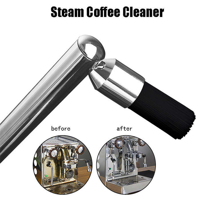 coffee grounds cleaning brush