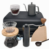 Hot Sale Pour Over Set V60 Coffee Kit Mini Stainless Steel Portable Hand Coffee Bean Manual Coffee Grinder Wholesales