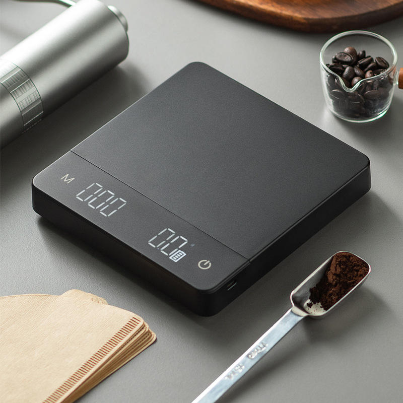 Drip Coffee Scale With Timer Portable Electronic Digital Coffee Weight Household Drip Scale Timer LCD Electronic Scale