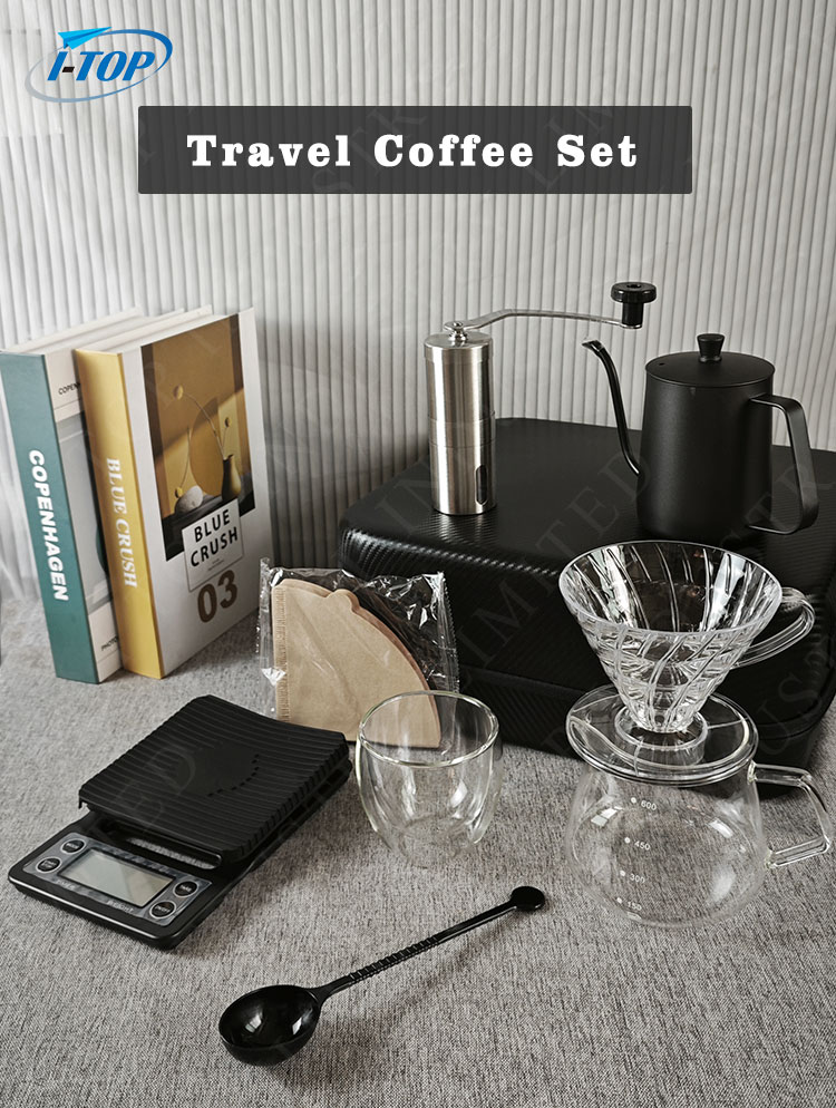 Stainless portable Coffee Gift Box Set