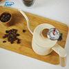 600ml Gooseneck Pour Over Coffee Kettle 304 Stainless Steel Slender Spout Wooden Handle Coffee Dripper