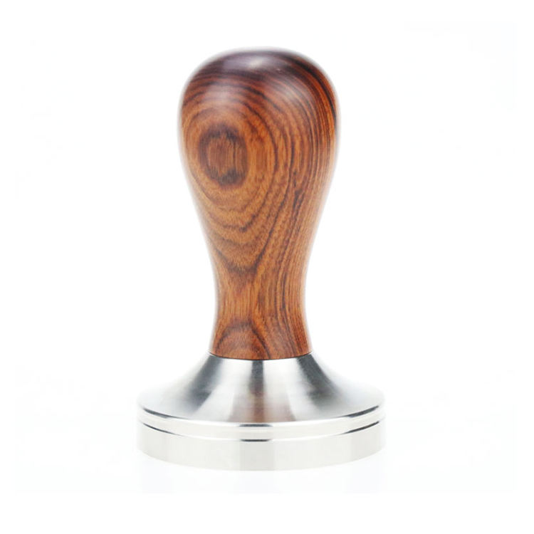 Wooden Coffee Tamper Espresso Coffee Powder Press Tamper