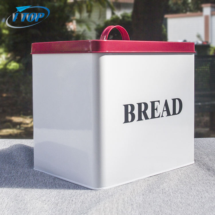 Metal bread bin/Metal bread storage box for kitchen using