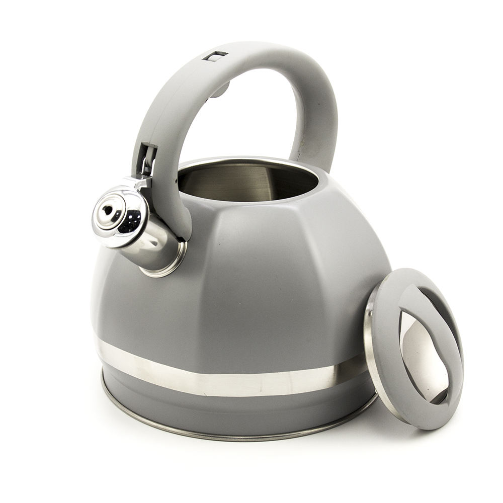 glass whistling kettle