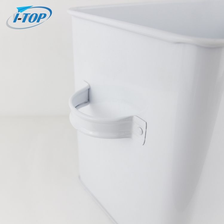 Factory Direct Custom Stainless Steel Bread Storage Box Wholesale Unique White Porcelain Food Bin Cosmetic Airtight Storage Box