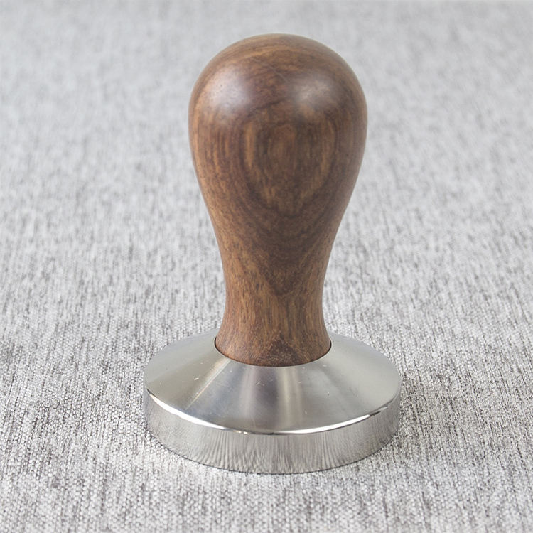 Custom Size Design Metal Silver Color Espresso Press Coffee Tamper 51mm 58mm Stainless Steel Coffee Tamper