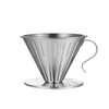 Perforated Drip Reusable Coffee Filter Cup Pour Over Coffee Filter Dripper Portable Custom Metal Stainless Steel Coffee Filter