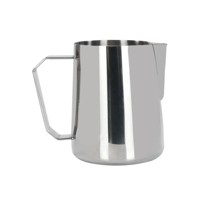 Milk Pitcher Barista 600ml Stainless Steel Milk Jug Frothing Cup Metal Coffee Espresso Steaming Milk Pitcher Coffee Accessories
