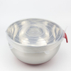 2022 New Design Non-slip Unique Salad Bowl Large Capacity Stainless Steel Mixing Bowls With Aritight Lids