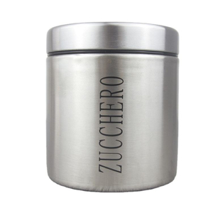 Kitchen Airtight Organizer Jars Sugar Coffee Tea Storage Container Stainless Steel Canister Set