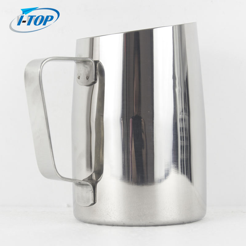 Milk Frothing Pitcher Milk Frother Cup 20oz Measurements on Both Sides Perfect for Latte Art Espresso Machines Cappuccino