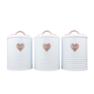 airtight container jar set for kitchen tea canister custom storage canister storage jar set