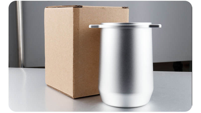 54mm Espresso Dosing Cup Coffee Mug Coffee Ground Weighing Barista Accessories with Aluminum Metal for Espresso Machine