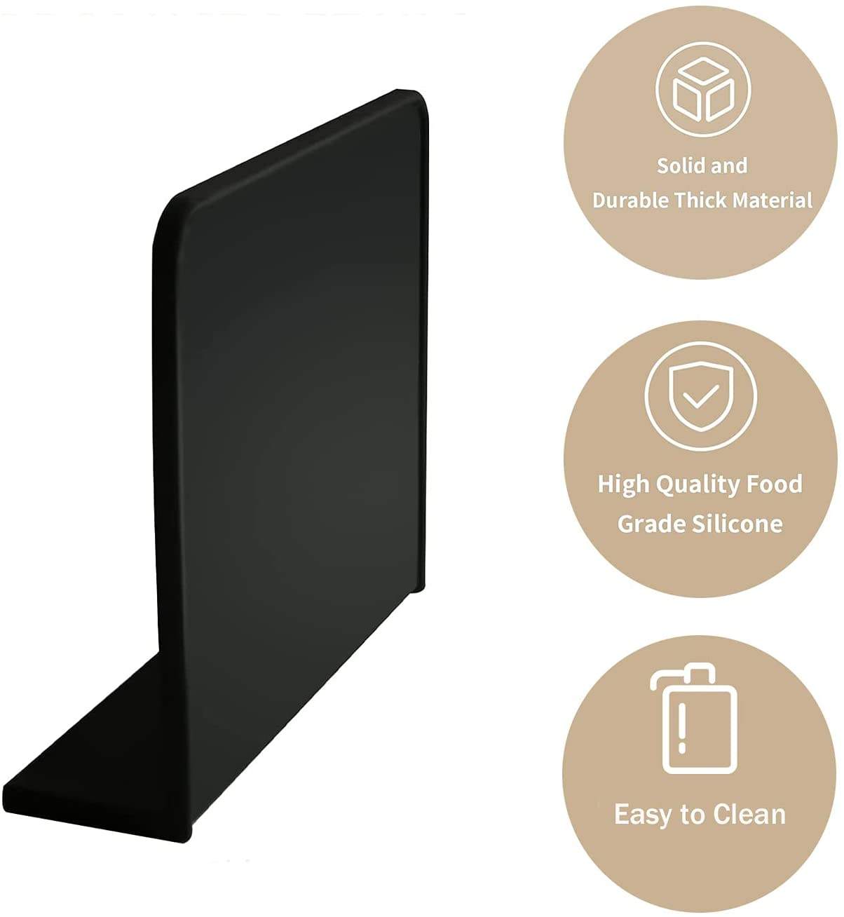 Coffee Tamper Mat Silicone Espresso Tamping Pad with Corner Edge Tamp Support Station for Portafilter Barista Accessories