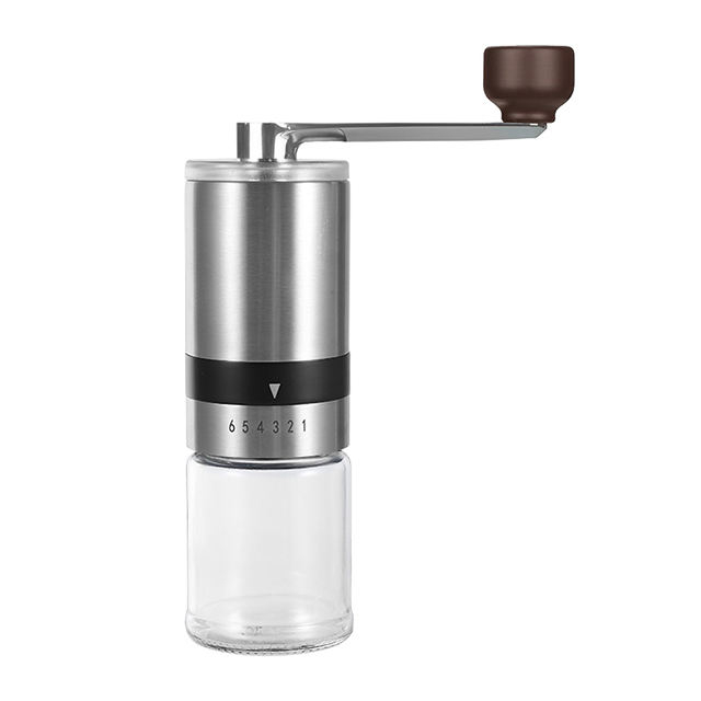 Mini Coffee Grinders Manual Commercial Espresso Cafe Ceramic Burr Stainless Steel Hand Crank Coffee Grinder
