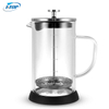 I-TOP GFP06 350ml 600ml 1000ml Bamboo Lid Cafetiere Prensa Francesa Travel Coffee Stainless Steel French Press